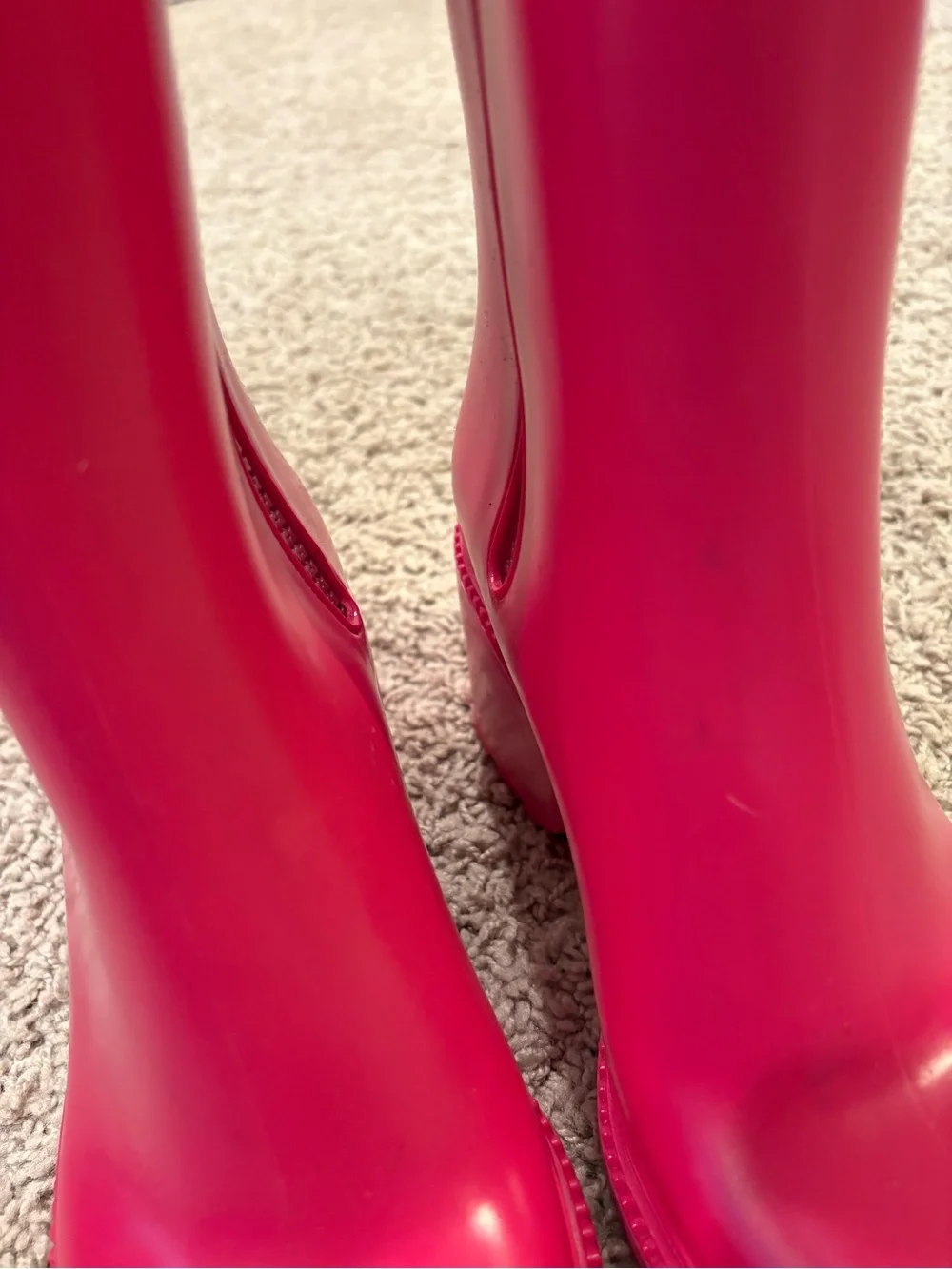 INC International Concepts Fuchsia Mid-Calf Rain Boots